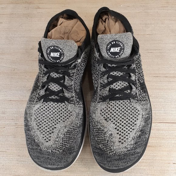 Nike Free Run Flyknit 2019 Men's Running Shoes Size 11.5 Grey 942838-101 - Picture 3 of 15